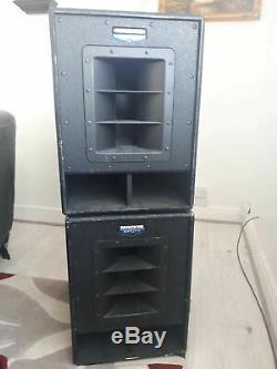 Pair of Mackie SWA 1501 15 Sub powered speakers 500W