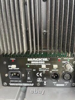 Pair of Mackie Sm450 Speakers, P. A, Band, studio, monitors, D. J, Music, power