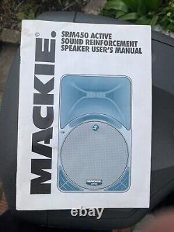 Pair of Mackie Sm450 Speakers, P. A, Band, studio, monitors, D. J, Music, power