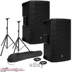 Pair of Mackie Thump12A 1300W 12 Class-D Powered PA Loudspeakers Live Bundle