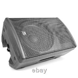 Pair of PD412A 12 Active PA Speakers Bi-Amplified with Bluetooth, Bags 1400W