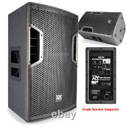 Pair of PD612A 12 Active PA Speakers Bi-Amplified with Crossover, Bags 400W