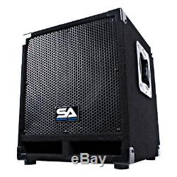 Pair of Powered 10 Pro Audio Subwoofer Cabinets PA DJ PRO Audio Band Subwoofer