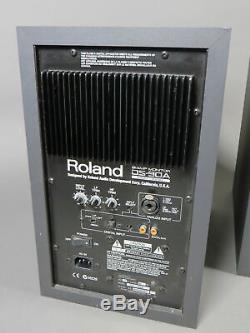 Pair of Roland DS-90A Digital Studio Monitor Powered Bi-amp Speakers