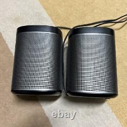 Pair of Sonos Play1 Wireless Smart Speakers Black