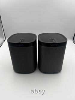 Pair of Sonos Play 1 Speakers (Gen 1) Black