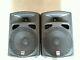 Pair of Studiomaster VPX 15 Active speakers powered PA band stage monitor used