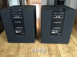 Pair of Turbosound iNSPIRE ip15B Powered/Active Bass Subs (poles Included)