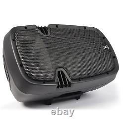 Pair of Vonyx SPJ-1000AD 10 Active Powered PA Speakers with Bags 800W