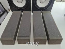 Pair of Yamaha HS7 Active Studio Monitors With power cables & Isolation Pads