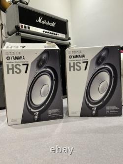Pair of Yamaha HS7 Powered Studio Monitor Speakers