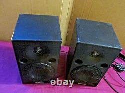 Pair of Yamaha MSP5A active studio monitors / powered monitor speakers 60w