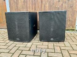 Peavey Hisys H18 Subs (PAIR) 1000w active / powered bass bins WITH COVERS