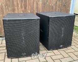 Peavey Hisys H18 Subs (PAIR) 1000w active / powered bass bins WITH COVERS