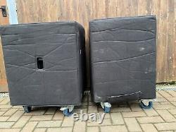 Peavey Hisys H18 Subs (PAIR) 1000w active / powered bass bins WITH COVERS