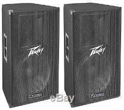 Peavey PV115D Powered 15 Speaker Cab NEW PAIR FULL WARR