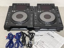 Pioneer DJ CDJ-900 Pair Multi Player Digital DJ Turntable Rekordbox USB CD MP3