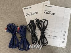 Pioneer DJ CDJ-900 Pair Multi Player Digital DJ Turntable Rekordbox USB CD MP3