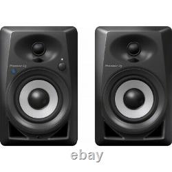 Pioneer DM-40BT Bluetooth AptX Active DJ Monitor Speakers Black Powered PAIR