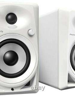 Pioneer DM-40BT Bluetooth AptX Active DJ Monitor Speakers White Powered PAIR