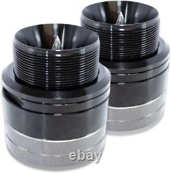 Power Acoustik PA-NX-5 1 4-Ohm Wired Horn Super Tweeter Black 1 Pair