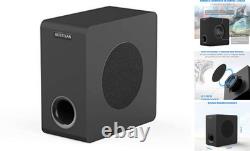 Powered 6.5'' Home Audio Subwoofer, Deep Bass Response Subwoofers in Compact