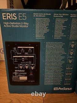 PreSonus Eris E5 2-Way Active Studio Monitor(Pair) Black