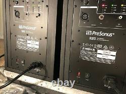 Presonus R80 AMT Studio Monitors Set Pair Active Reference Speakers Powered 8 in