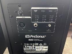 Presonus R80 Active Powered Studio Monitors Pair Plus New Blue Covers