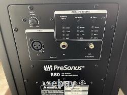Presonus R80 Active Powered Studio Monitors Pair Plus New Blue Covers