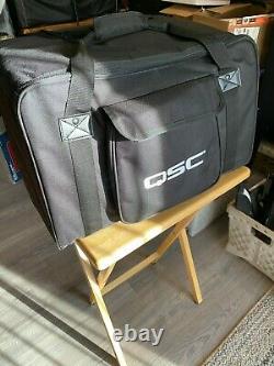 QSC CP12 CP Series Compact 12 Powered DJ PA Speakers Pair with Tote Bags Pack