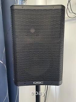 QSC CP8 Active Powered PA Speakers Pair In VGC