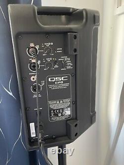 QSC CP8 Active Powered PA Speakers Pair In VGC