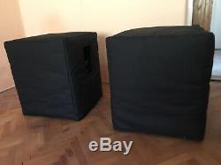 QSC HPR151i Powered Subwoofers + Covers (pair)