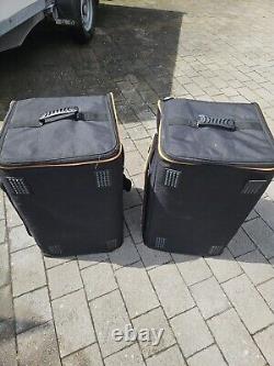 QSC K12 Active Powered 12 1000W 2-Way Portable PA Speakers As A Pair With Bags