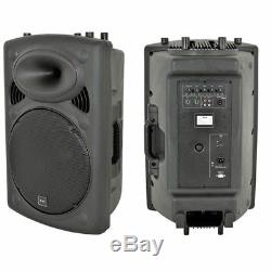 QTX Sound QR15K 15 800W Active Powered PA DJ Disco Party Karaoke Speakers PAIR