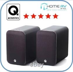 Q Acoustic M20 Bluetooth Active Speakers HD Wireless Music System Satin Black