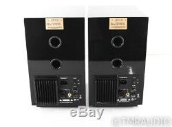 Quad 12L Powered Bookshelf Speakers Black Pair 12-L Active Monitors