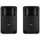 RCF ART 312A MK4 Active Powered PA Speakers PAIR opened box