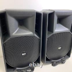 RCF ART 415A MKII Active Powered Speakers (Pair) with Cases inc Warranty