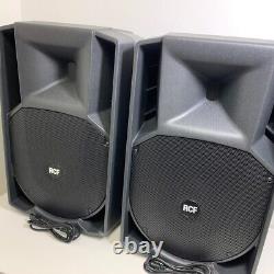 RCF ART 415A MKII Active Powered Speakers (Pair) with Cases inc Warranty