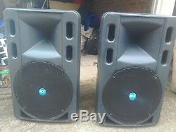 RCF ART-500A POWERED ACTIVE SPEAKERS Excellent Pair amazing powerful sound