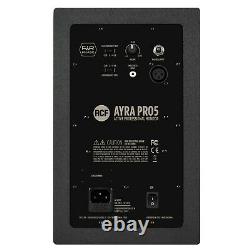 RCF AYRA PRO5 Active Powered Studio / DJ Monitors PAIR BSTK