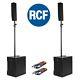 RCF Evox 8 Active Powered DJ Disco PA Speaker System (Pair) + Free Cables