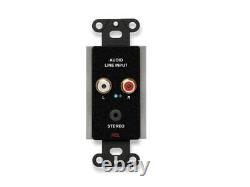 RDL DB-TPSL1A Active 1-Pair Extender (Tx)/Format-A/Mini-Jack/Stereo RCA In/Black