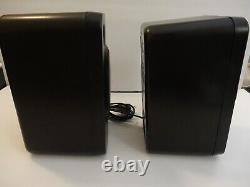 ROLAND MA-8BK Stereo Micro Monitor Speakers Active Powered Pair TESTED
