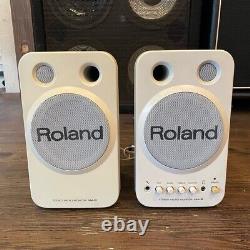 ROLAND MA-8 Stereo Micro Monitor Speakers Active Powered Studio Pair