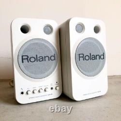 ROLAND MA-8 Stereo Micro Monitor Speakers Active Powered Studio Pair