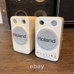 ROLAND MA-8 Stereo Micro Monitor Speakers Active Powered Studio Pair