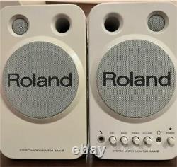 ROLAND MA-8 Stereo Micro Monitor Speakers Active Powered Studio Pair